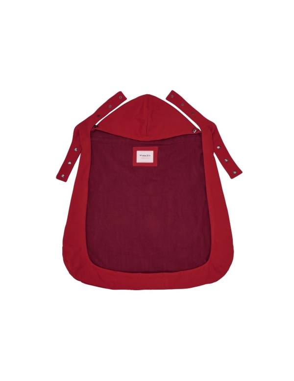 cobertor de porteo wombat shell rojo (1)
